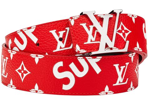 supreme louis vuitton belts